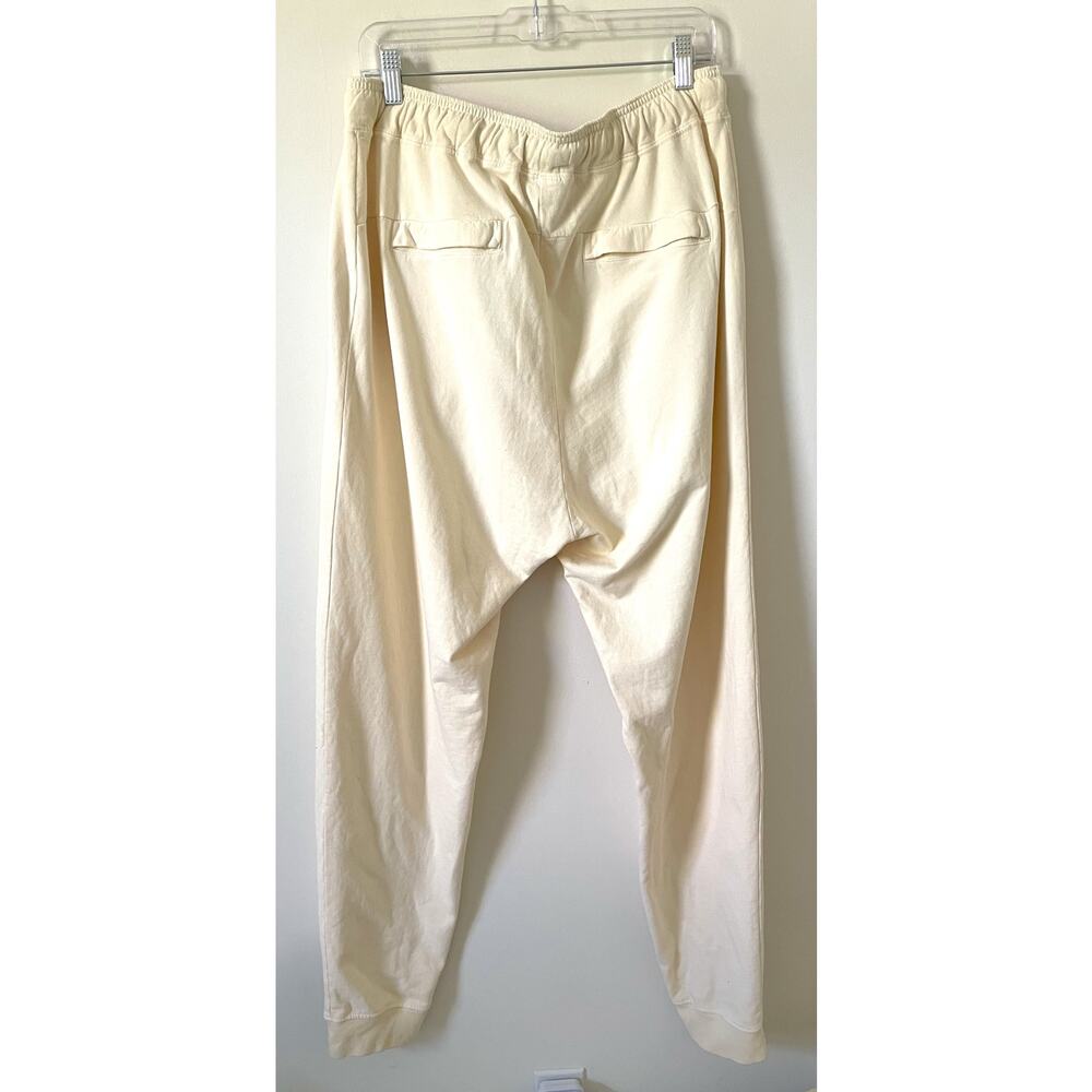Fore All 100 % Jogger Pocket Sweat Pant Made in USA Cream Size Extra Large NEW - Picture 5 of 10